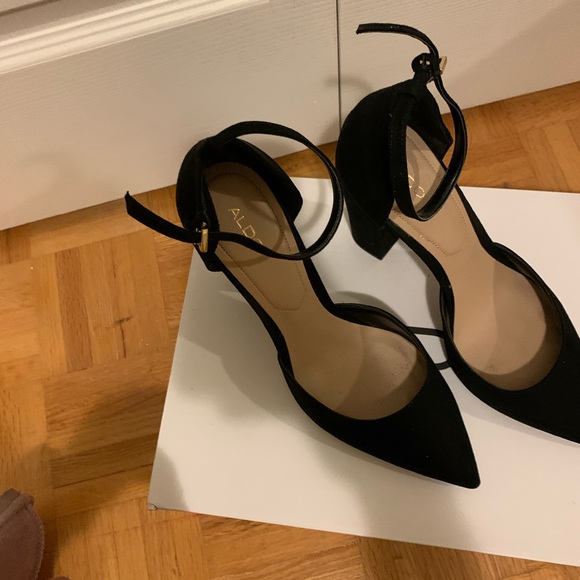 Aldo Black thick heel pump - Picture 3 of 5